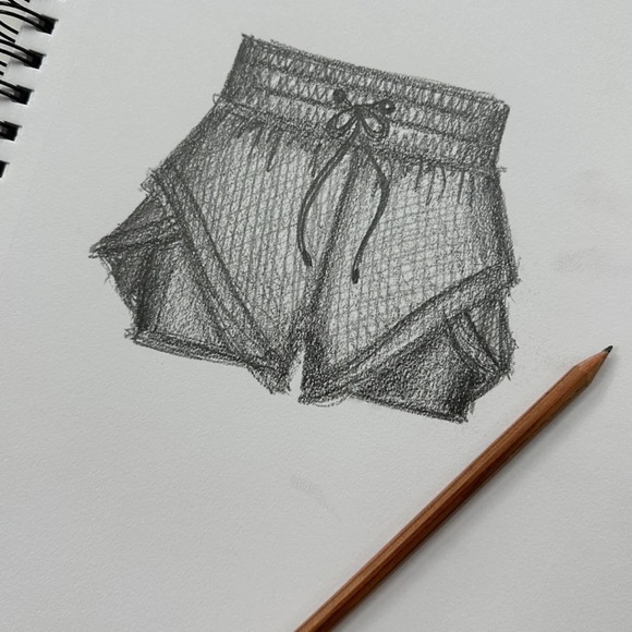 Cadence High Waist Mesh Run Shorts - Picture 4 of 4